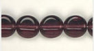 Glass Bead 4 Sided Flat 12mm Strung