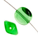 Glass Bead 4 Sided Flat 12mm Strung