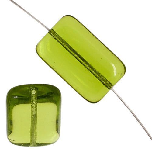 Glass Bead Rectangle 19x12mm 