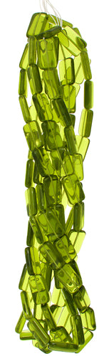 Glass Bead Rectangle 19x12mm 