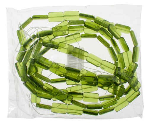 Glass Bead Rectangle 19x12mm 