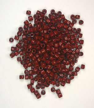 Glass Tubes 6-7mm Opaque Brown