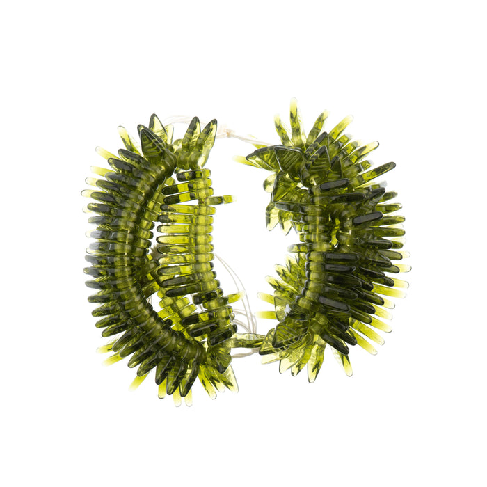 Glass 19x9mm Dagger Strung Beads