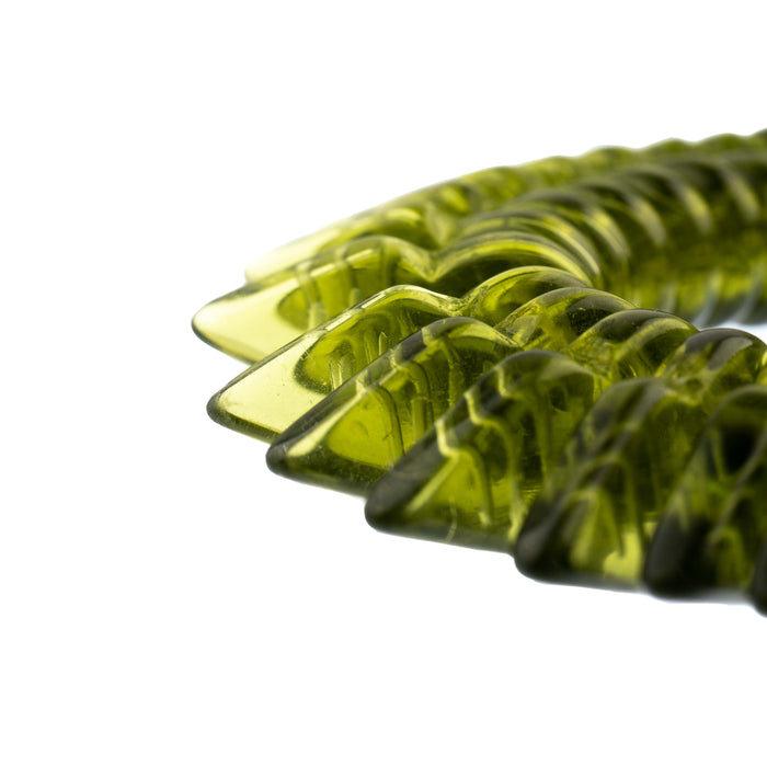 Glass 19x9mm Dagger Strung Beads