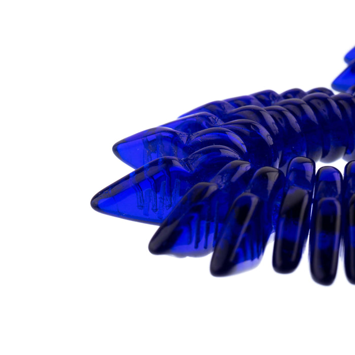Glass 19x9mm Dagger Strung Beads