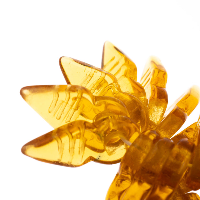 Glass 19x9mm Dagger Strung Beads