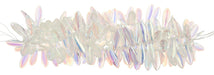 Glass 5x16mm Dagger Top Strung Beads