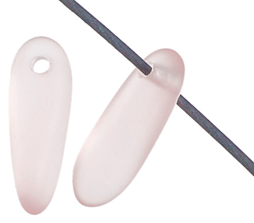 Glass 3x11mm Dagger Strung Beads