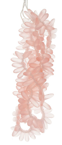 Glass 3x11mm Dagger Strung Beads