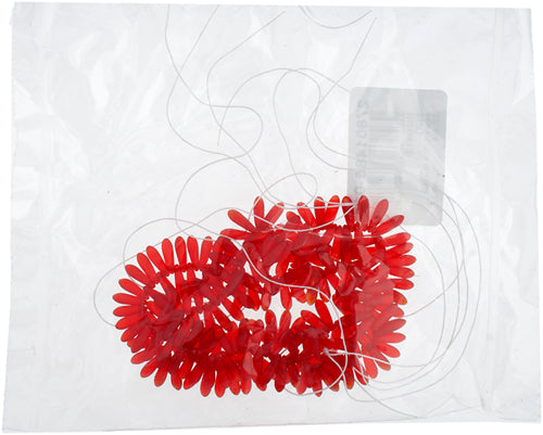 Glass 3x11mm Dagger Strung Beads