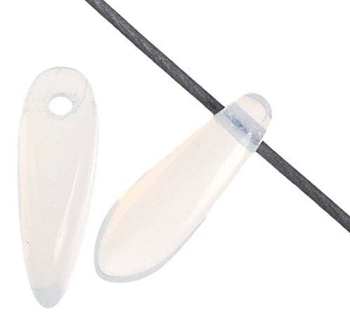 Glass 3x11mm Dagger Strung Beads