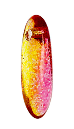 Glass 3x11mm Dagger Strung Beads