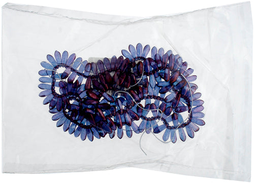 Glass 3x11mm Dagger Strung Beads