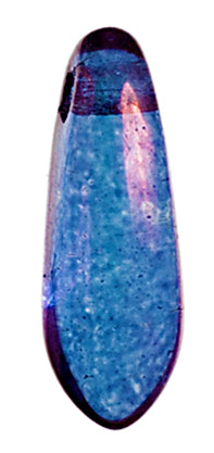 Glass 3x11mm Dagger Strung Beads