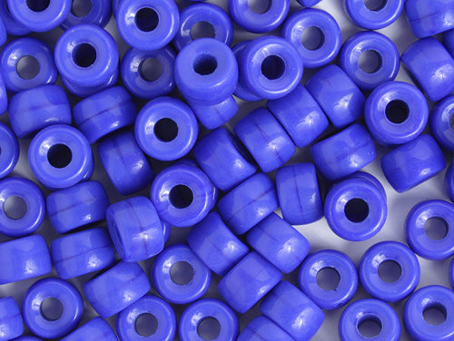 Czech Glass Crowbead 9mm Opaque Royal Blue