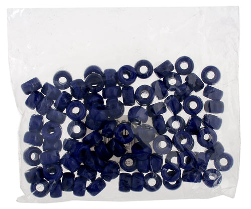 Czech Glass Crowbead 9mm Opaque Royal Blue