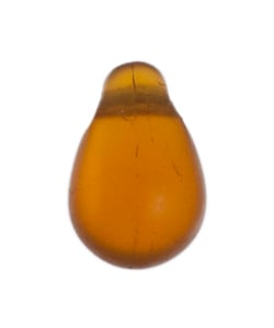 Czech Glass Bead Droplet 4x6mm Strung Matt