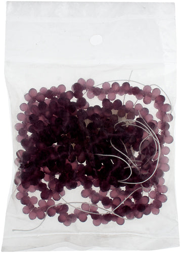 Czech Glass Bead Droplet 4x6mm Strung Matt