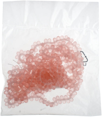 Czech Glass Bead Droplet 4x6mm Strung Matt