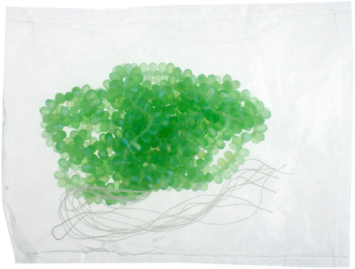 Czech Glass Bead Droplet 4x6mm Strung Matt