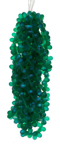 Czech Glass Bead Droplet 4x6mm Strung Matt