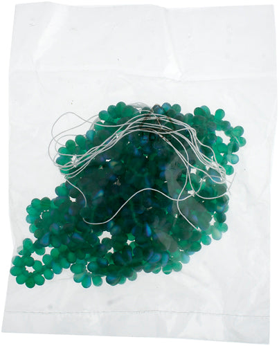 Czech Glass Bead Droplet 4x6mm Strung Matt