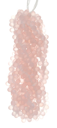 Czech Glass Bead Droplet 4x6mm Strung Matt