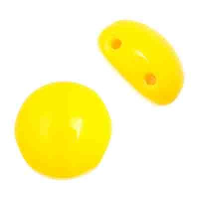 Czech Candy Beads 12mm 2 Holes Opaque