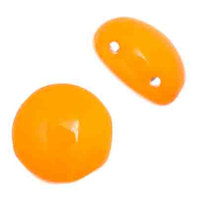 Czech Candy Beads 12mm 2 Holes Opaque