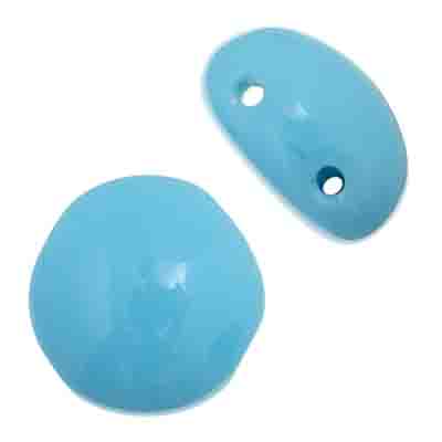 Czech Candy Beads 12mm 2 Holes Opaque