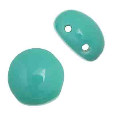 Czech Candy Beads 12mm 2 Holes Opaque