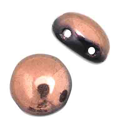 Czech Candy Beads 12mm 2 Holes Opaque