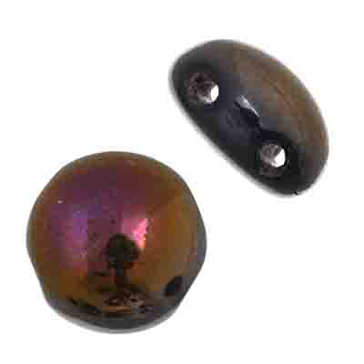 Czech Candy Beads 12mm 2 Holes Opaque