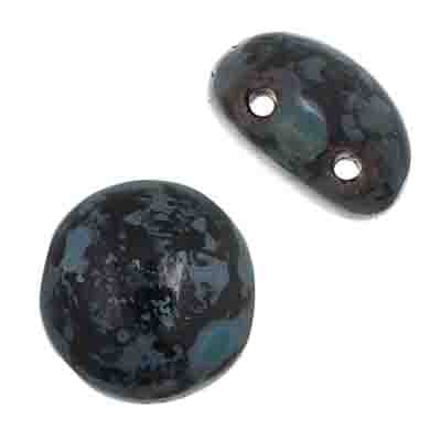 Czech Candy Beads 12mm 2 Holes Opaque