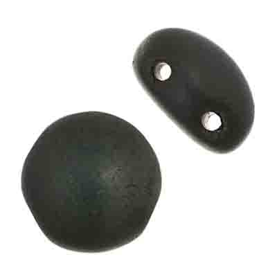 Czech Candy Beads 12mm 2 Holes Opaque