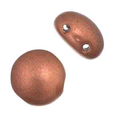 Czech Candy Beads 12mm 2 Holes Opaque