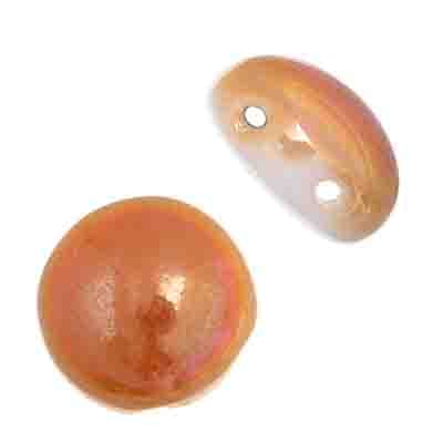 Czech Candy Beads 12mm 2 Holes Opaque