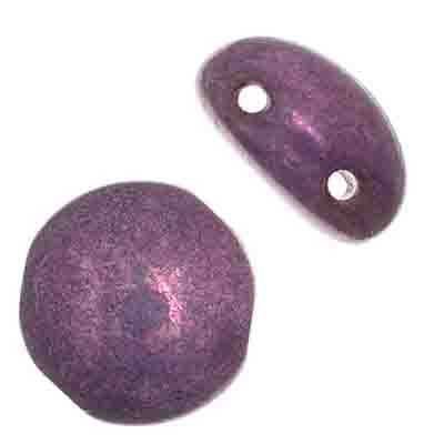 Czech Candy Beads 12mm 2 Holes Opaque