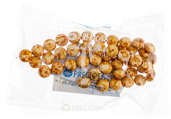 Czech Candy Beads 12mm 2 Holes Opaque