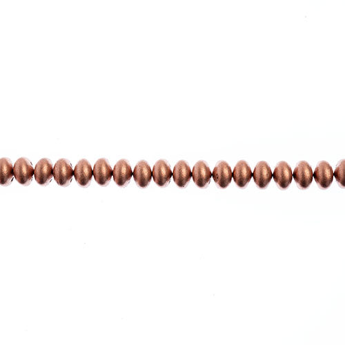 Czech Candy Oval 2 Holes Opaque Metallic