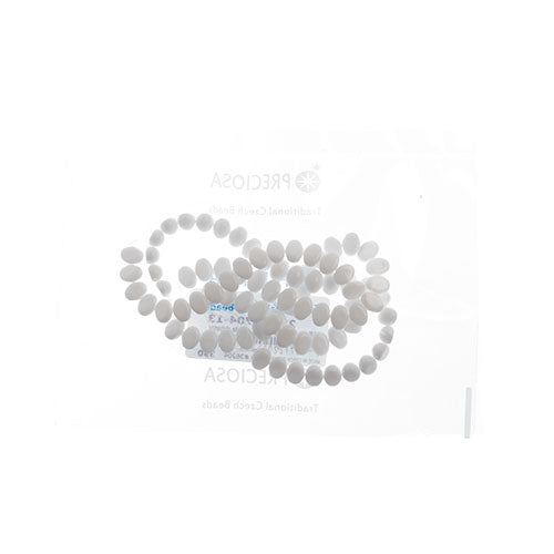 Czech Candy Oval 2 Holes Opaque