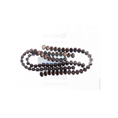 Czech Candy Oval 2 Holes Opaque