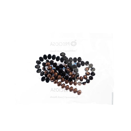 Czech Candy Oval 2 Holes Opaque