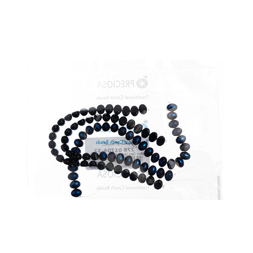 Czech Candy Oval 2 Holes Opaque