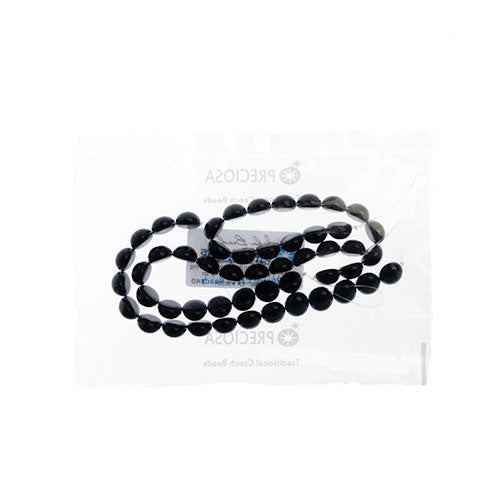 Czech Candy Oval 2 Holes Opaque