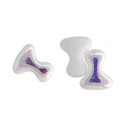 Czech Preciosa Tee Bead 2x8mm Opaque Shades