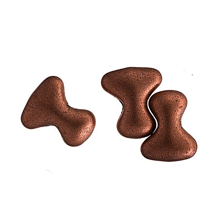 Czech Preciosa Tee Bead 2x8mm Alabaster/Metallic