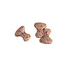 Czech Preciosa Tee Bead 2x8mm Terracotta Shades