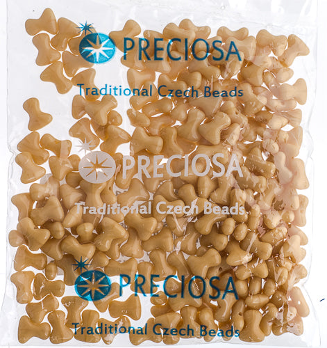 Czech Preciosa Tee Bead 2x8mm Opaque Shades