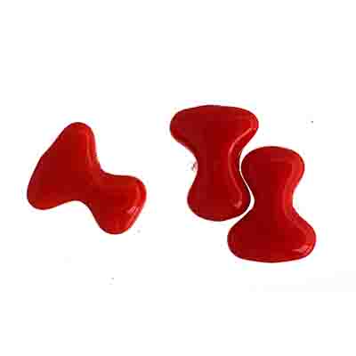 Czech Preciosa Tee Bead 2x8mm Opaque Shades